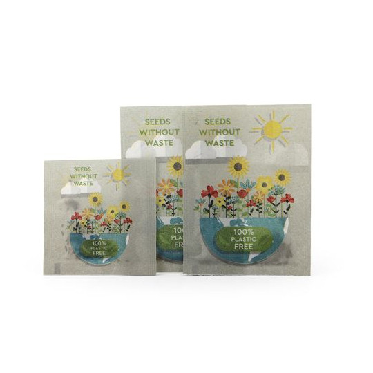 Sachet graines écoconçu personnalisable 100x150 mm – Objet publicitaire écologique pour entreprises