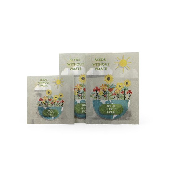 Sachet graines écoconçu personnalisable 100x150 mm – Objet publicitaire écologique pour entreprises