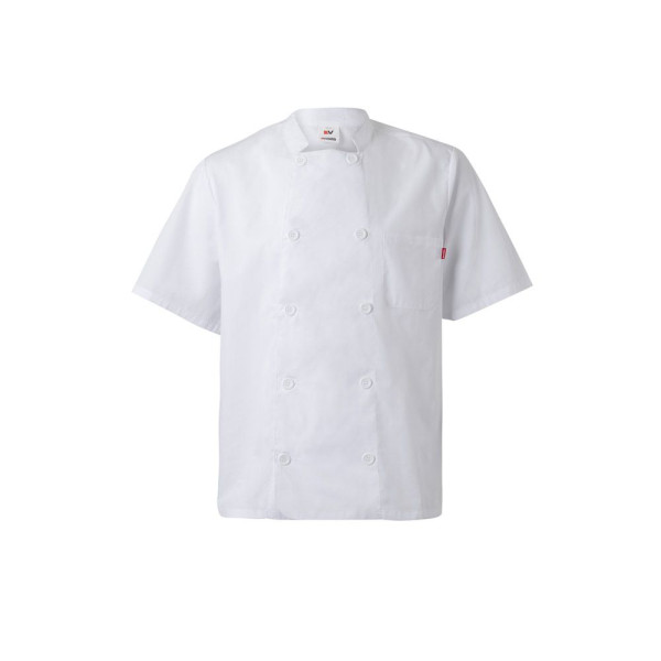Veste de cuisine personnalisable en popeline légère - BCM Goodies