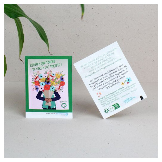 Sachets de graines personnalisés 60x80 mm – Goodies écologiques pour communication d’entreprise