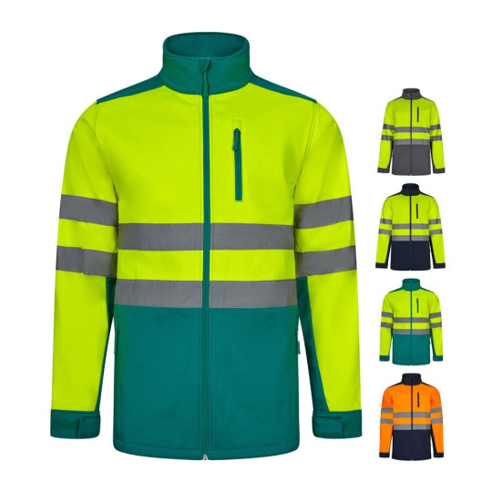 Veste soft shell bicolore VL HESTIA personnalisable - BCM Goodies