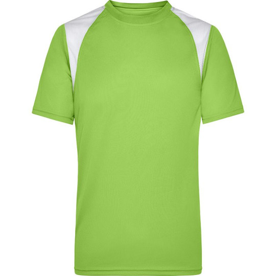 Maillot de running homme Daiber personnalisable - Polyester respirant - Col rond - Topcool - Finitions réfléchissantes