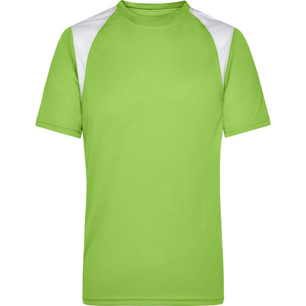 Maillot de running homme Daiber personnalisable - Polyester respirant - Col rond - Topcool - Finitions réfléchissantes