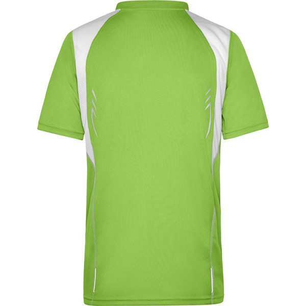 Maillot de running homme Daiber personnalisable - Polyester respirant - Col rond - Topcool - Finitions réfléchissantes