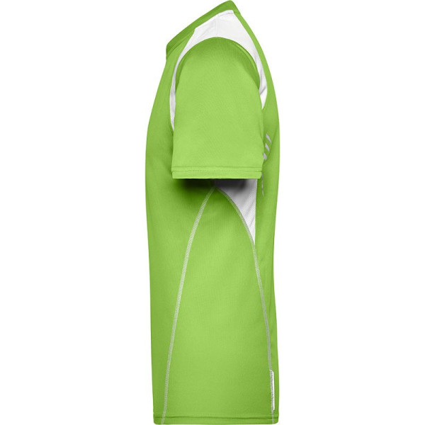 Maillot de running homme Daiber personnalisable - Polyester respirant - Col rond - Topcool - Finitions réfléchissantes