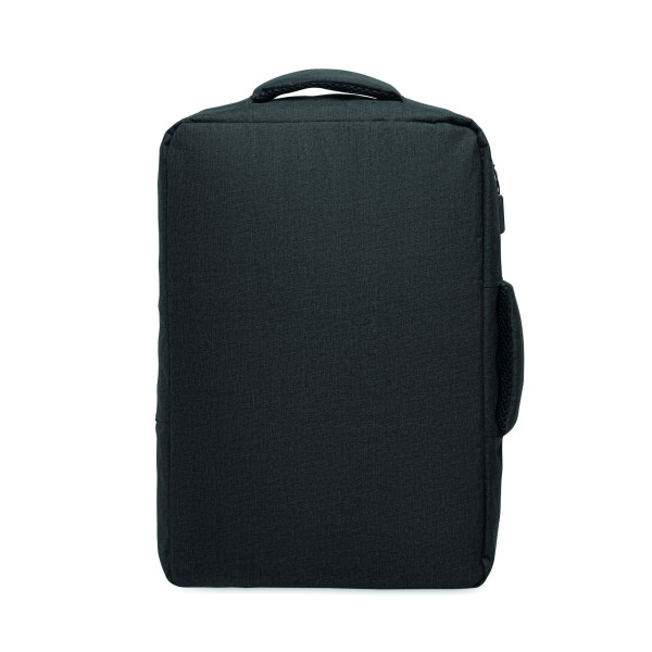 Sac à dos pour portable de 15 pouces LAUGAR en RPET 300D personnalisable - BCM Goodies