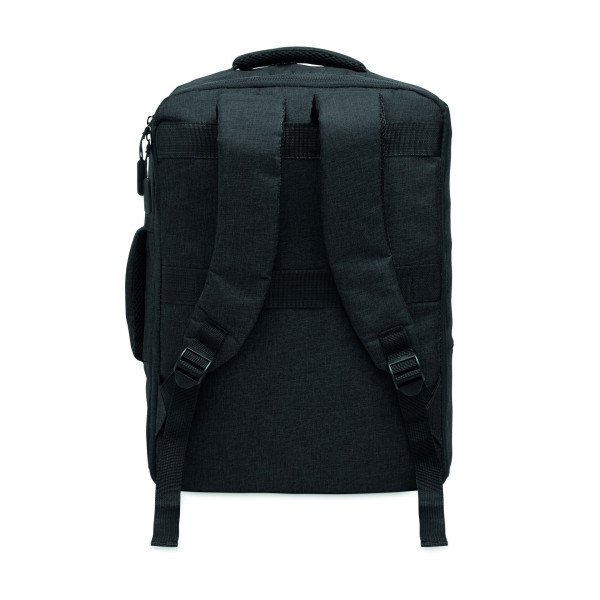 Sac à dos pour portable de 15 pouces LAUGAR en RPET 300D personnalisable - BCM Goodies
