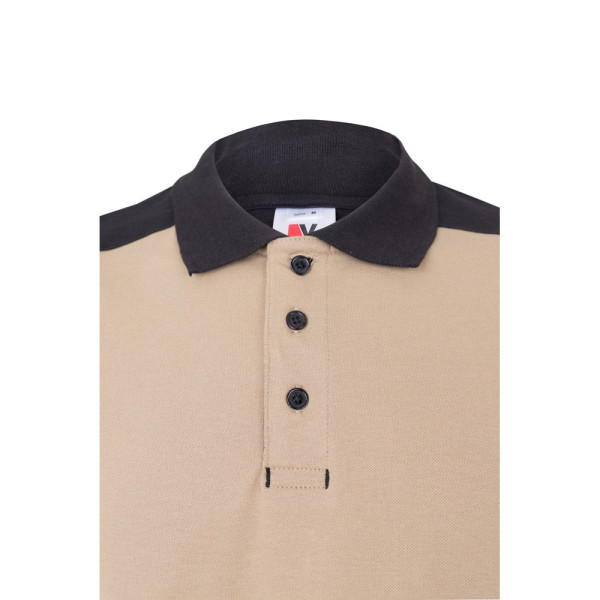 Polo VL VELES - Polo bicolore en polyester et élasthanne pour entreprise | BCM Goodies