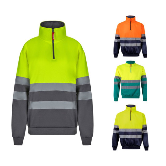Sweatshirt bicolore VL THOR LARGE en polyester éponge pour événements d'entreprise | BCM Goodies