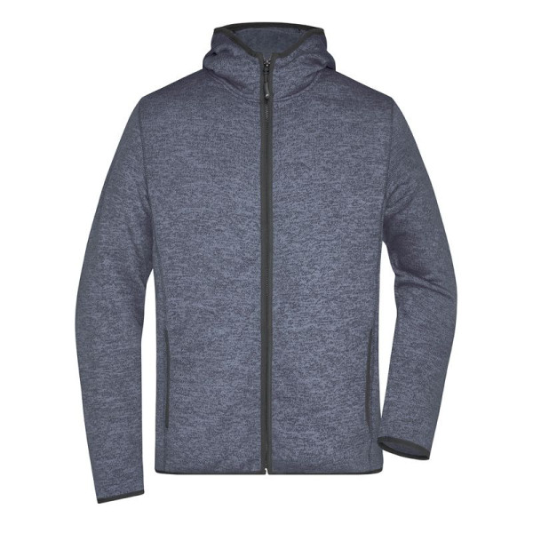 Veste polaire tricot Homme Daiber avec capuche et 2 poches latérales - BCM Goodies
