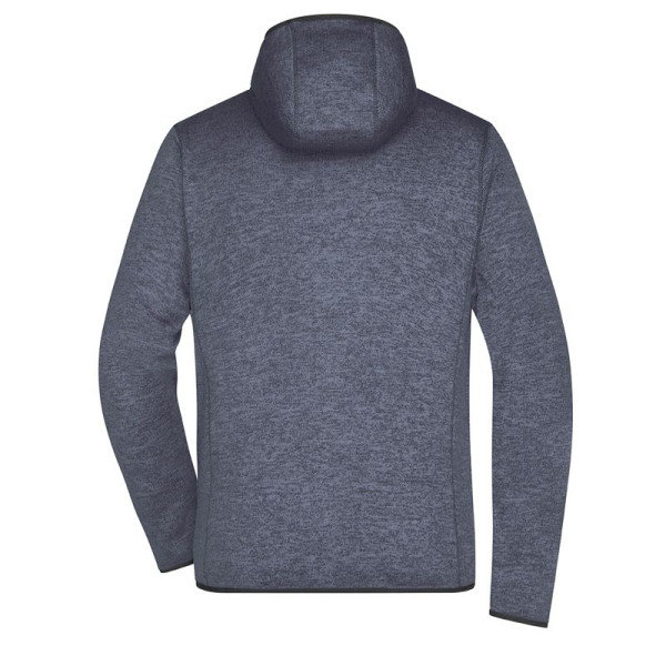 Veste polaire tricot Homme Daiber avec capuche et 2 poches latérales - BCM Goodies