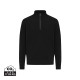 Sweater IQONIQ à col montant zippé en coton recyclé Elgon - Sweatshirt unisexe durable pour entreprise - BCM Goodies