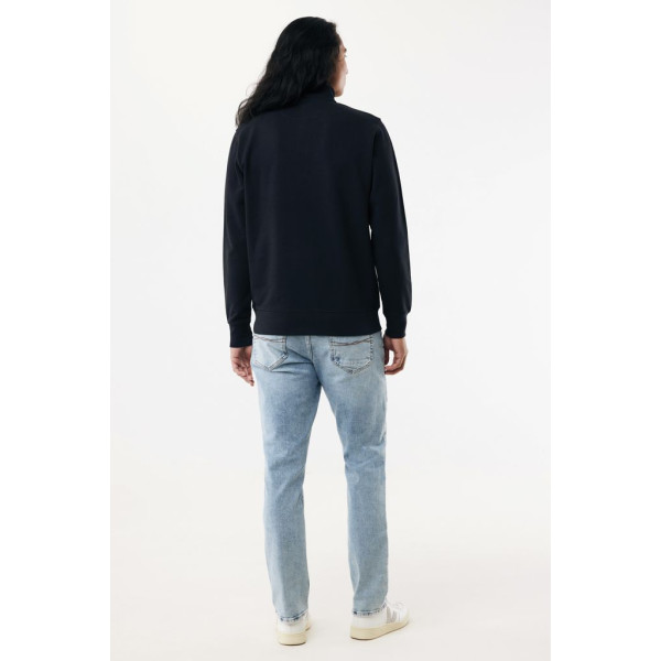 Sweater IQONIQ à col montant zippé en coton recyclé Elgon - Sweatshirt unisexe durable pour entreprise - BCM Goodies