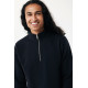 Sweater IQONIQ à col montant zippé en coton recyclé Elgon - Sweatshirt unisexe durable pour entreprise - BCM Goodies