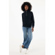 Sweater IQONIQ à col montant zippé en coton recyclé Elgon - Sweatshirt unisexe durable pour entreprise - BCM Goodies