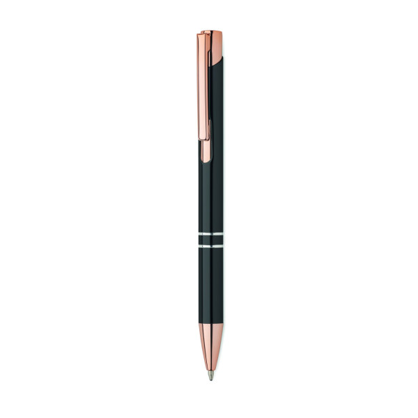 Stylo en aluminium recyclé BERN ROSE - Stylo personnalisable durable pour communication de marque eco-responsable