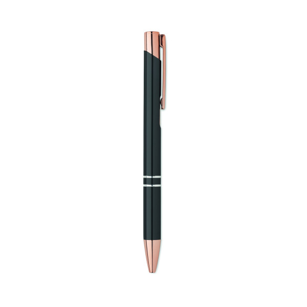 Stylo en aluminium recyclé BERN ROSE - Stylo personnalisable durable pour communication de marque eco-responsable