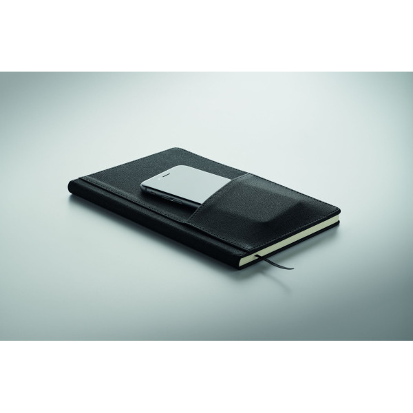 Carnet A5 en PU avec pochette - Idéal pour les professionnels - BCM Goodies