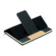 Carnet A5 RPET et stylo NOTEMIX - Ensemble de carnets en feutre RPET à couverture rigide avec stylo à bille en bambou - BCM Good