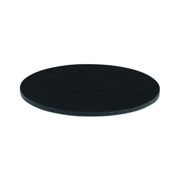 Sous-verre rond en feutre RPET FELTSTER - Accessoire pratique pour protéger vos surfaces