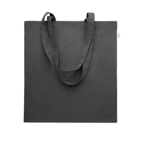 Sac shopping en coton recyclé VIVEKA COLOUR - Accessoire écoresponsable pour vos courses quotidiennes - Personnalisable pour ent