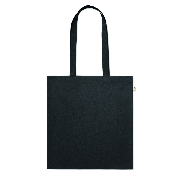 Sac shopping en coton recyclé VIVEKA COLOUR - Accessoire écoresponsable pour vos courses quotidiennes - Personnalisable pour ent