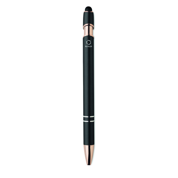 Stylo en aluminium recyclé SCRIBBLE - Accessoire élégant et écologique | BCM Goodies