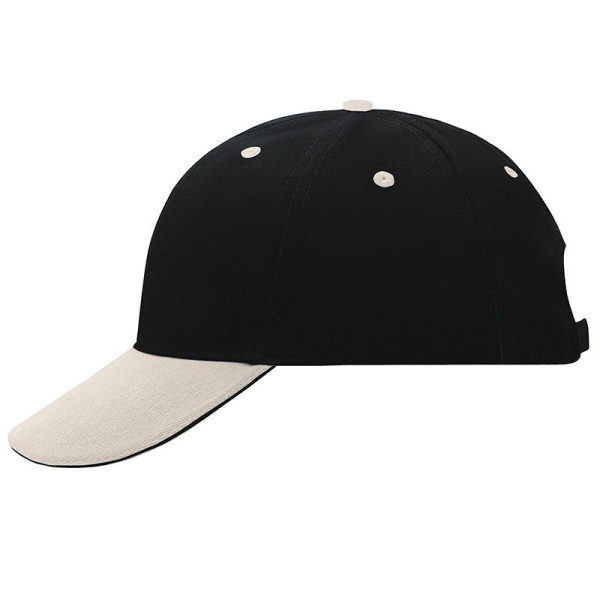 Casquette Sandwich Unisexe Daiber en coton brossé lourd 350g/m² - BCM Goodies