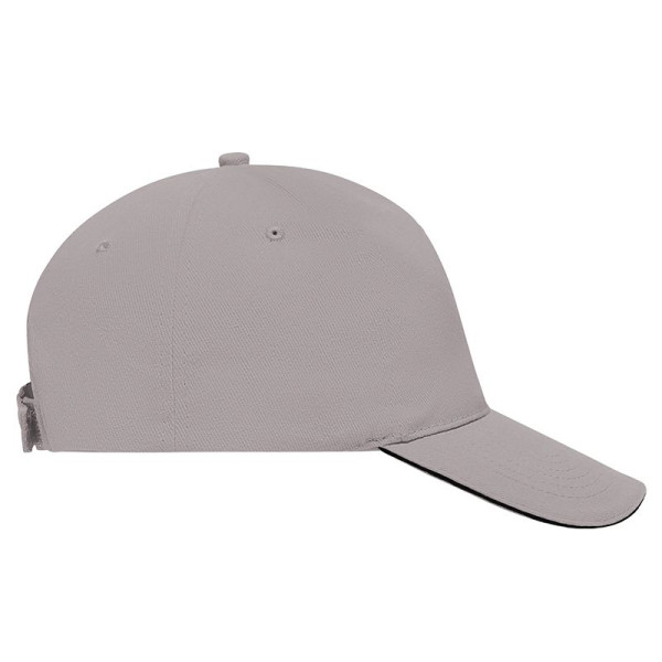 Casquette Sandwich Unisexe Daiber en coton brossé moyen 260 g/m² - BCM Goodies