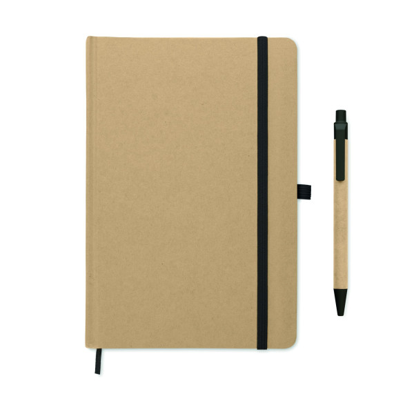 Carnet A5 en carton recyclé CARATIL - Accessoire pratique et écologique pour entreprises