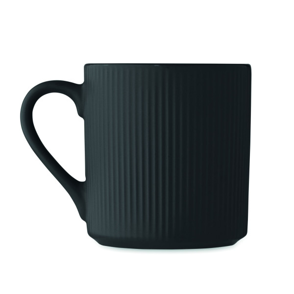 Tasse céramique striée 340 ml RIBMUG Personnalisable | BCM Goodies
