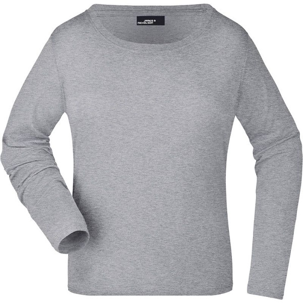 T-shirt Femme Daiber à manches longues en coton peigné ring-spun - BCM Goodies