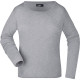 T-shirt Femme Daiber à manches longues en coton peigné ring-spun - BCM Goodies