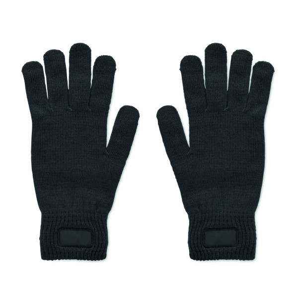 Gants tricotés en RPET HANDNIT Personnalisable | BCM Goodies