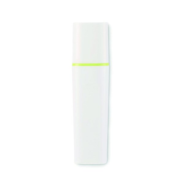 Surligneur en RPET LIT blanc personnalisable pour promouvoir votre marque - BCM Goodies