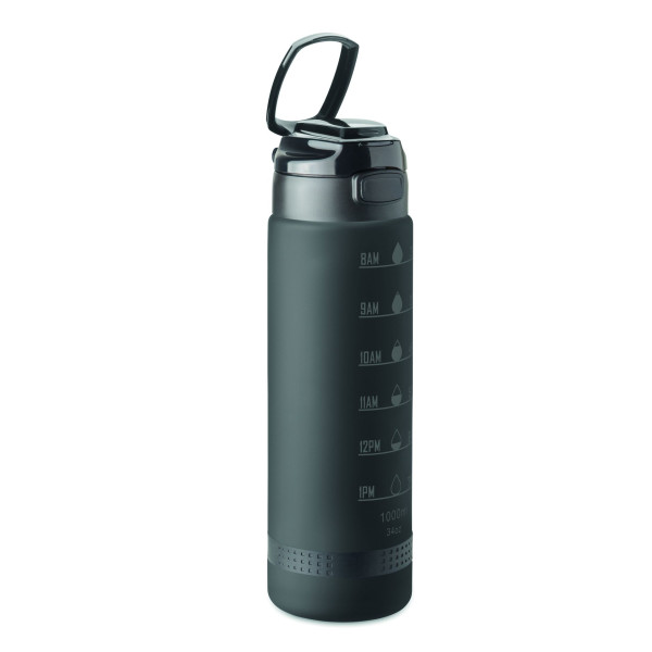 Bouteillen de sport RPET 1L LEVEL Personnalisable | BCM Goodies
