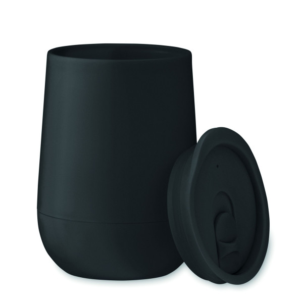 Gobelet double paroi PP 300 ml GO - Gobelet personnalisable pour boissons chaudes et froides