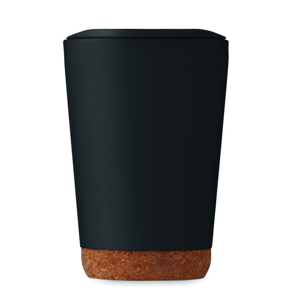 Gobelet double paroi 300 ml CO en liège personnalisable - BCM Goodies