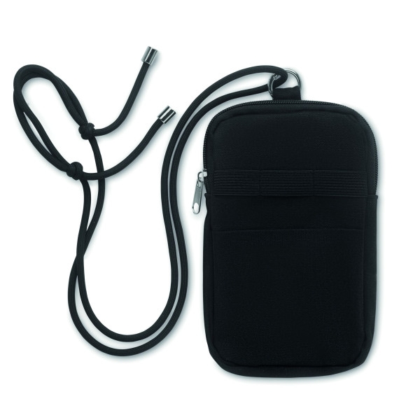 Sacoche pour smartphone en coton recyclé - Personnalisable avec logo - BCM Goodies