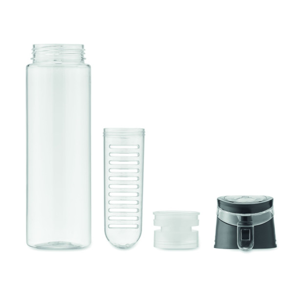 Bouteille personnalisable en RPET 500ml SPORTTLE avec infuseur de fruits - Idéal pour rester hydraté toute la journée - Poignée 