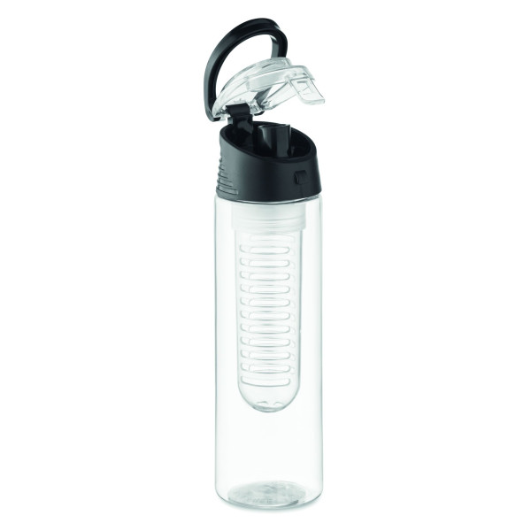 Bouteille personnalisable en RPET 500ml SPORTTLE avec infuseur de fruits - Idéal pour rester hydraté toute la journée - Poignée 
