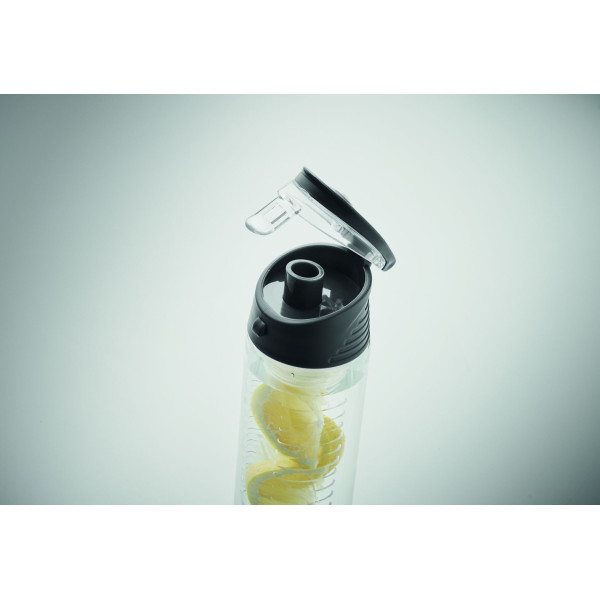 Bouteille personnalisable en RPET 500ml SPORTTLE avec infuseur de fruits - Idéal pour rester hydraté toute la journée - Poignée 
