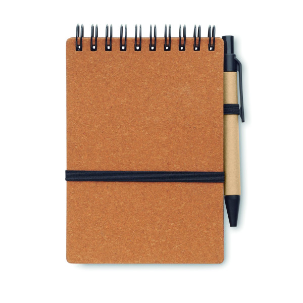 Ensemble Cahier recyclé et stylo à bille NOTIE - BCM Goodies
