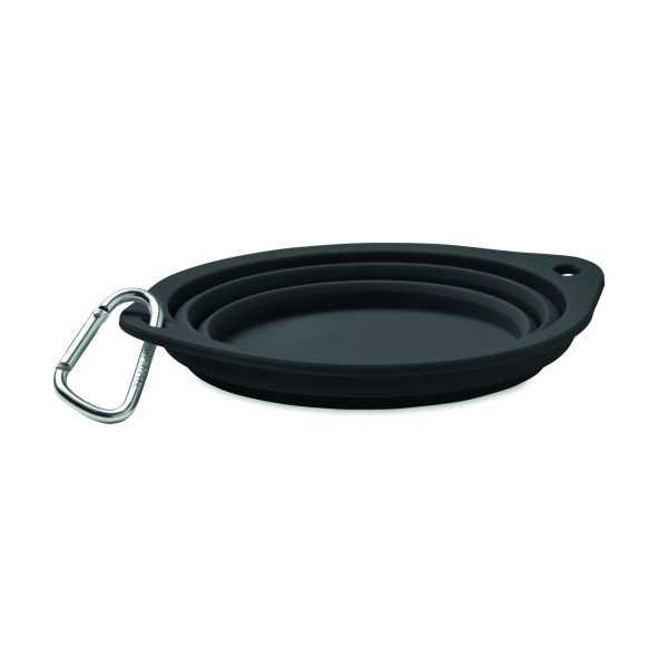 Gamelle portable 350 ml KOLAPDIER en silicone pliable avec mousqueton - Personnalisable - Origine Chine