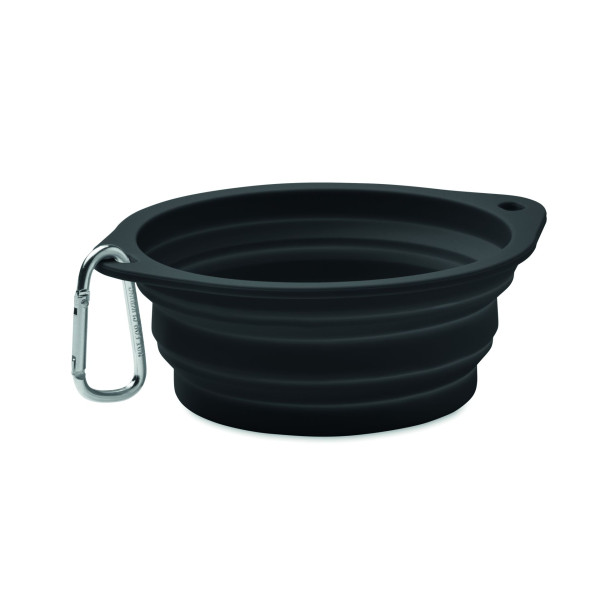 Gamelle portable 350 ml KOLAPDIER en silicone pliable avec mousqueton - Personnalisable - Origine Chine