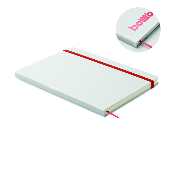Carnet A5 à couleur révélée ROUTE WHITE - Carnet écologique et pratique | BCM Goodies