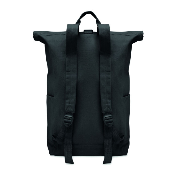 Sac à dos enroulable 390 gr/m² KAMET en coton et polyester recyclés - BCM Goodies