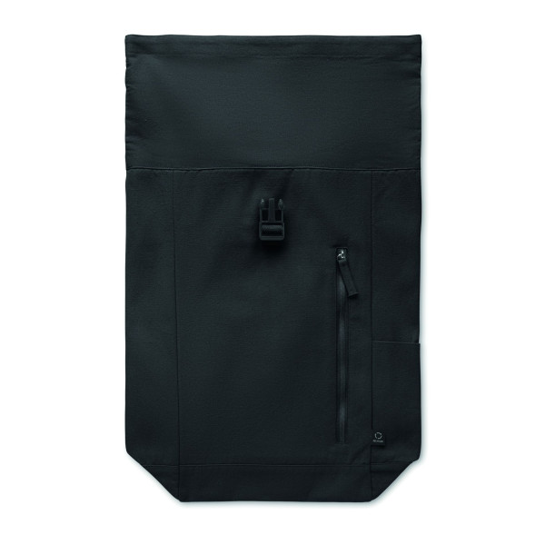 Sac à dos enroulable 390 gr/m² KAMET en coton et polyester recyclés - BCM Goodies