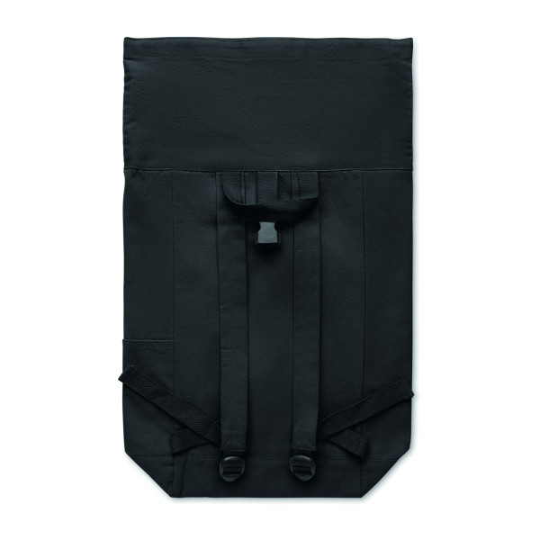 Sac à dos enroulable 390 gr/m² KAMET en coton et polyester recyclés - BCM Goodies