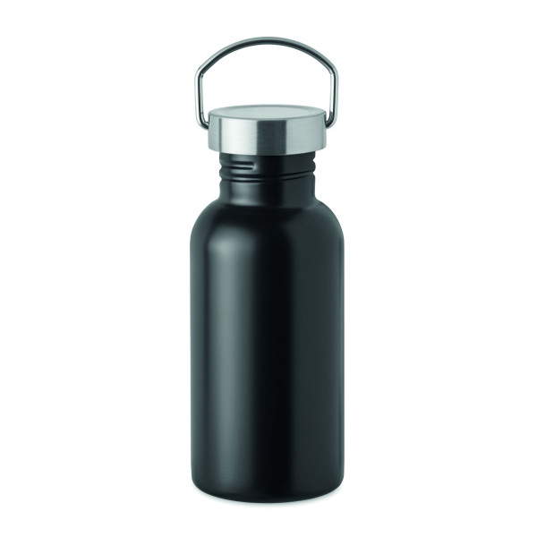 Bouteille simple paroi 500 ml FLORENCE SING en acier inoxydable recyclé - BCM Goodies